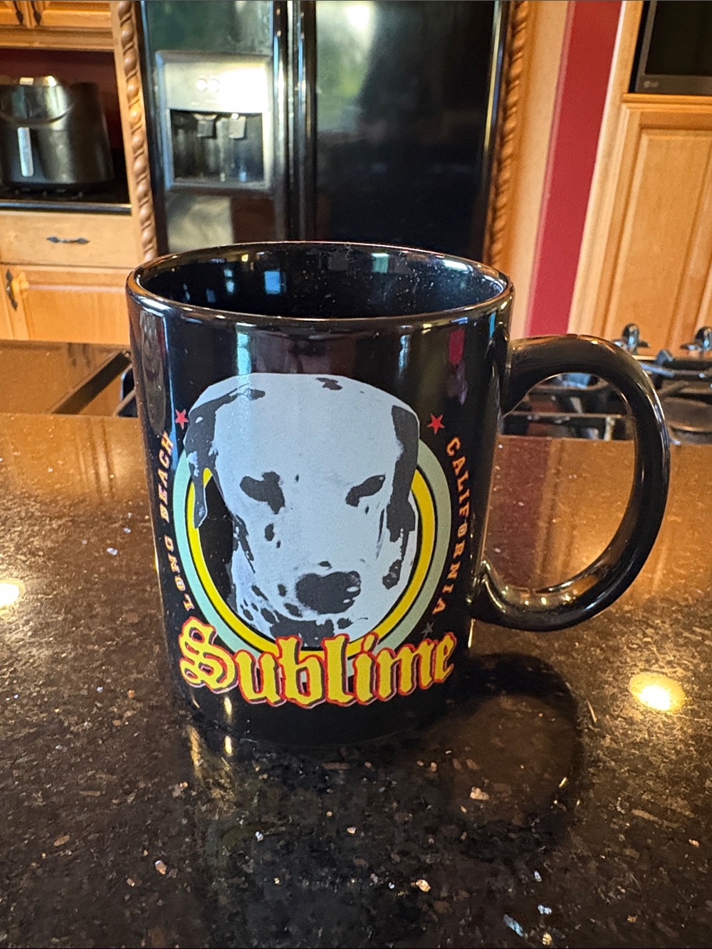 Black Dog Graphic Coffee Mug